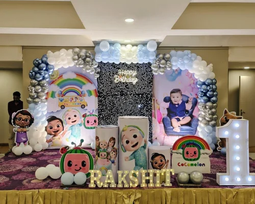 Cocomelon Theme Birthday Decoration